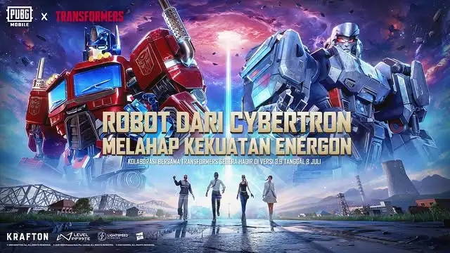 Kolaborasi PUBG Mobile x Transformers Resmi Hadir! Optimus Prime vs Megatron di Update 3.9