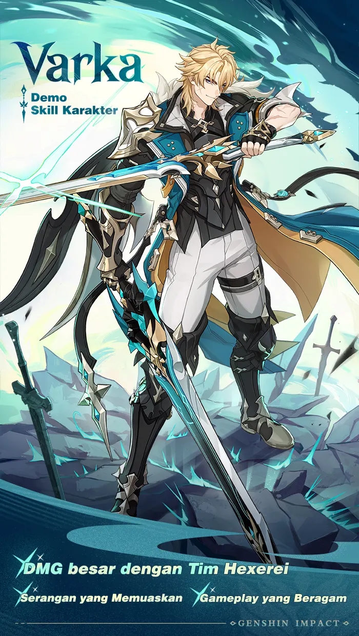 Varka “Knight of Boreas” Resmi Hadir! Ini Demo Skill & Jadwal Banner Versi Candra V Genshin Impact