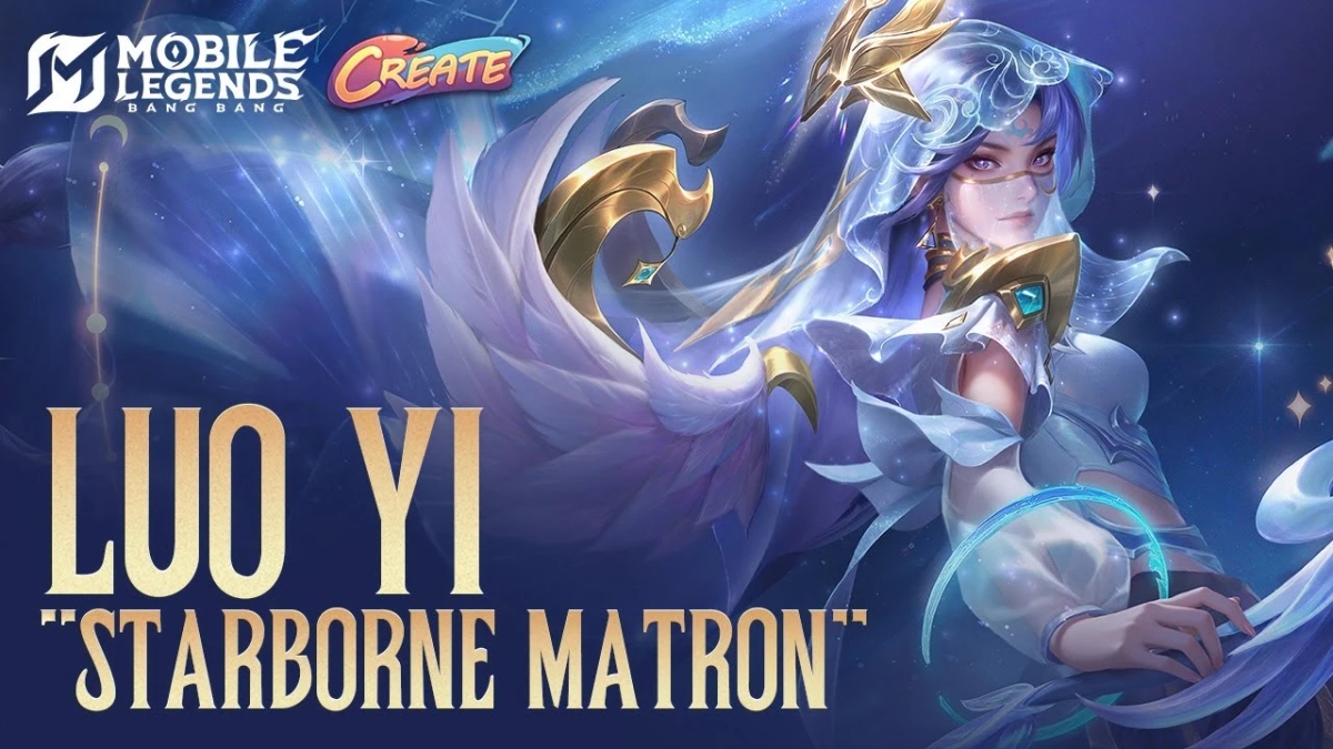 Skin Baru Luo Yi “Starborne Matron” Hadir di MLBB! Pemenang Kontes Skin Design ke-5 Siap Menghiasi Land of Dawn