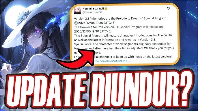 Honkai Star Rail 3.8 Resmi Hadir – Karakter Baru The Dahlia, Rerun Banner, Mode Gameplay Baru, dan Banyak Konten Menarik!