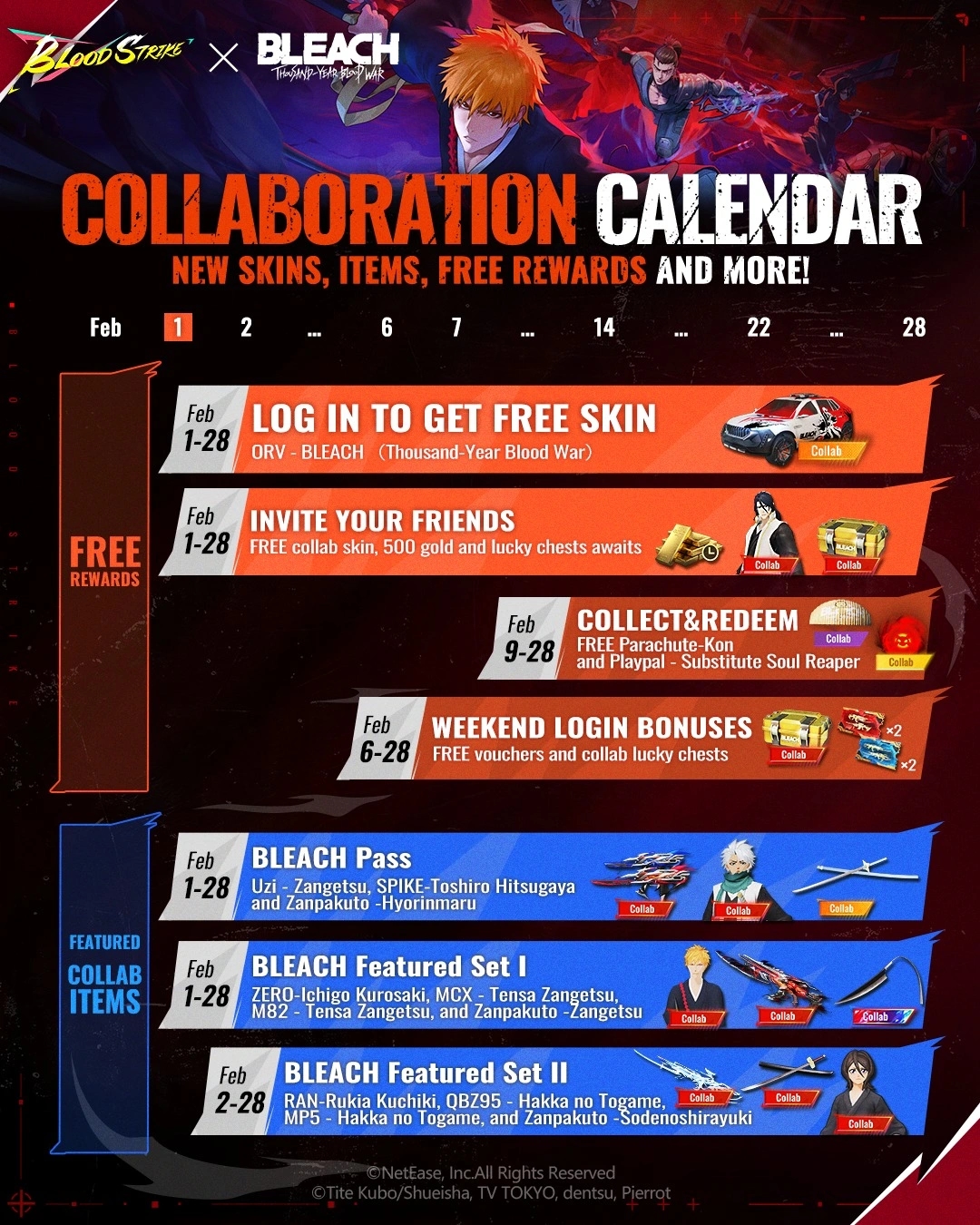 Blood Strike x BLEACH Resmi Hadir! Event Kolaborasi Terbesar Bawa Skin Eksklusif & Misi Spesial