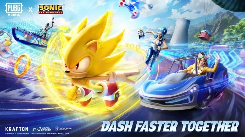 PUBG Mobile x Sonic the Hedgehog: Event Kolaborasi Eksklusif dengan Lucky Spin, Skin Kendaraan, dan Hadiah Langka!