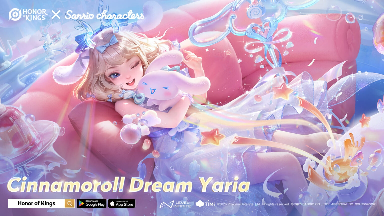 Honor of Kings x Sanrio Hadirkan Skin Eksklusif