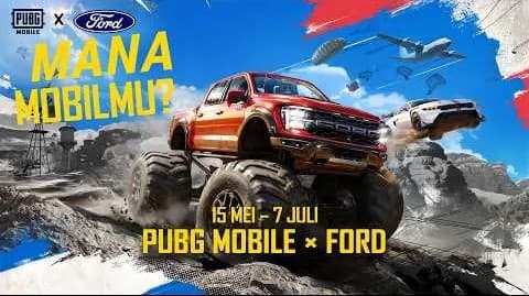 PUBG MOBILE x Ford Resmi Hadir 15 Mei! Mustang GTD dan F-150 Raptor R Siap Kuasai Battleground