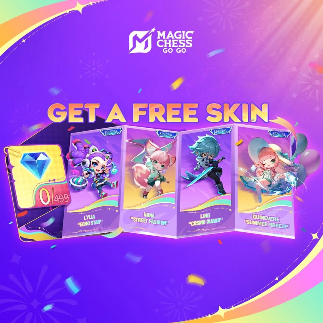 Event Anniversary Invite Magic Chess: Go Go Resmi Dimulai! Dapatkan Skin Spesial dan Diamond Gratis Sekarang Juga