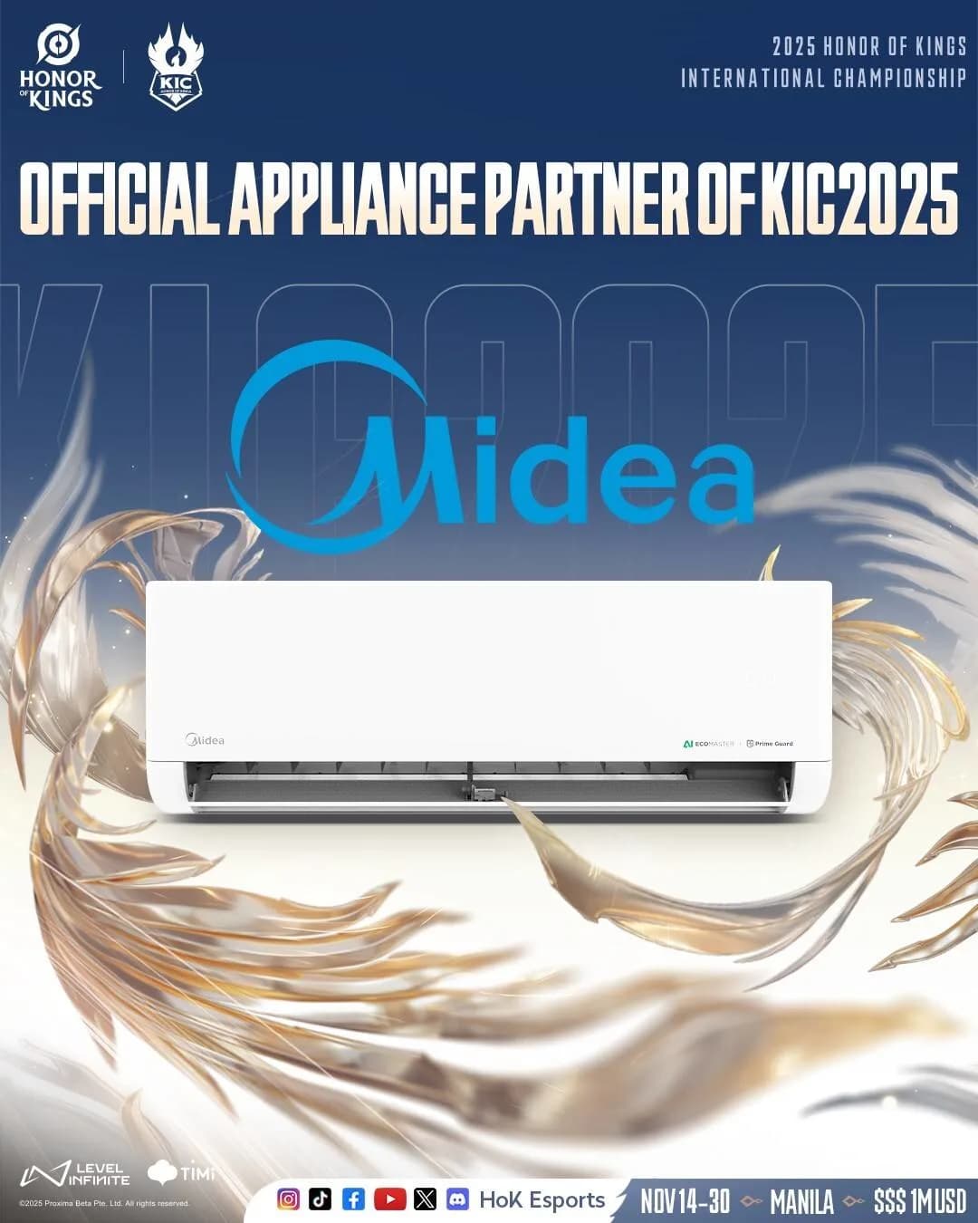 Kolaborasi Midea x Honor of Kings KIC 2025: Esports, Inovasi, dan Teknologi Bersatu di Panggung Dunia!