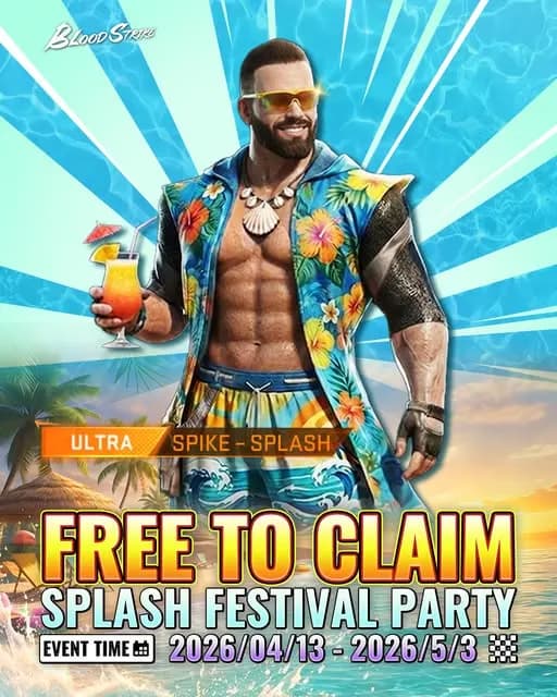 Skin Ultra Striker SPIKE – Splash Hadir di Blood Strike! Event Terbaru Wajib Kamu Ikuti