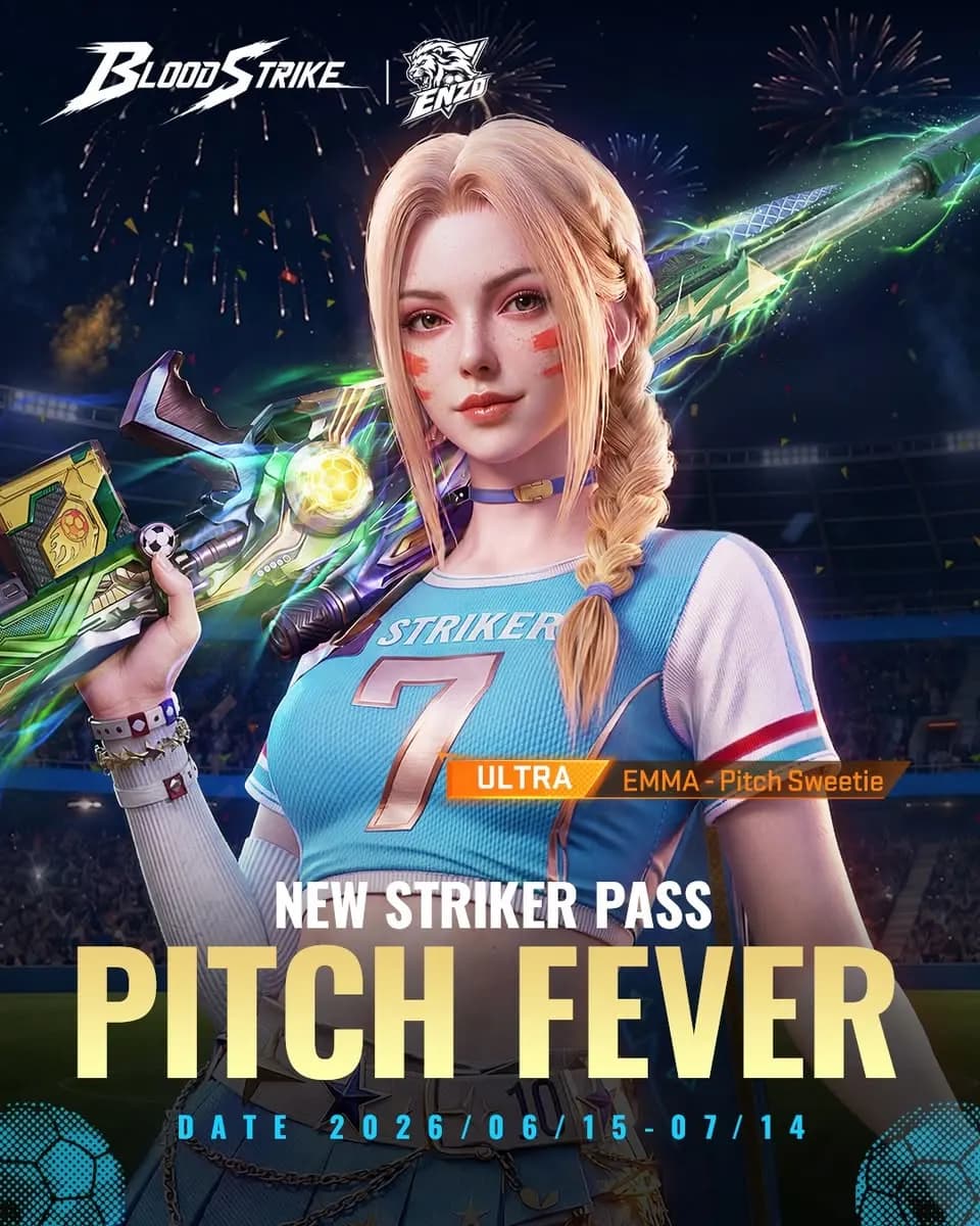 Pitch Fever Pass Blood Strike Resmi Hadir! Cara Dapat Skin EMMA Pitch Sweetie dan Kala Final Strike dengan Mudah