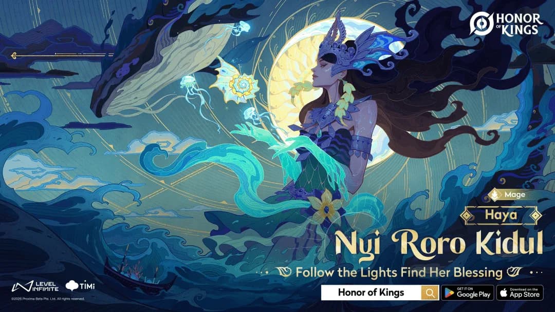 Haya “Nyi Roro Kidul” Hadir di Honor of Kings! Event Ramadan & Hadiah Spesial Siap Ramaikan Februari