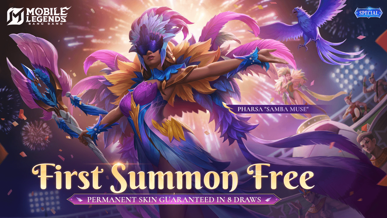 Pharsa Samba Muse Kembali di Mobile Legends! Limited-Time Draw Skin Encore