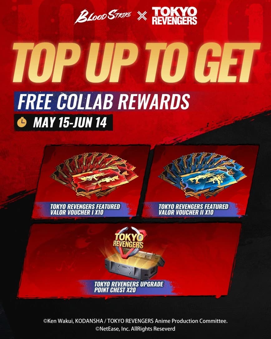 Event Top Up Blood Strike x Tokyo Revengers Masih Berlangsung! Jangan Sampai Ketinggalan Reward Eksklusifnya