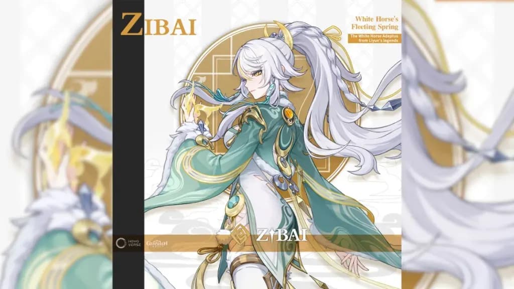 Bocoran Lengkap Genshin Impact 6.3: Zibai, Adeptus Kuda Putih dengan Geo Lunar Crystallize yang Overpowered