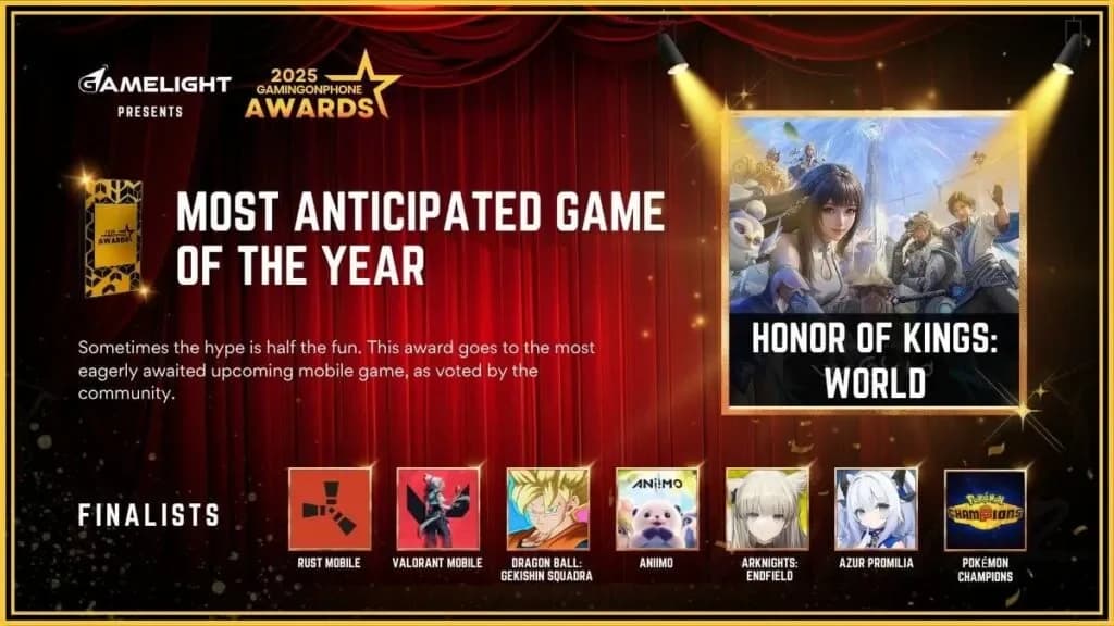 Honor of Kings: World Raih Gelar “Most Anticipated Game of The Year” di GamingonPhone Awards 2025 — Dunia Fantasi TiMi Studio yang Siap Menggebrak Pasar Global!