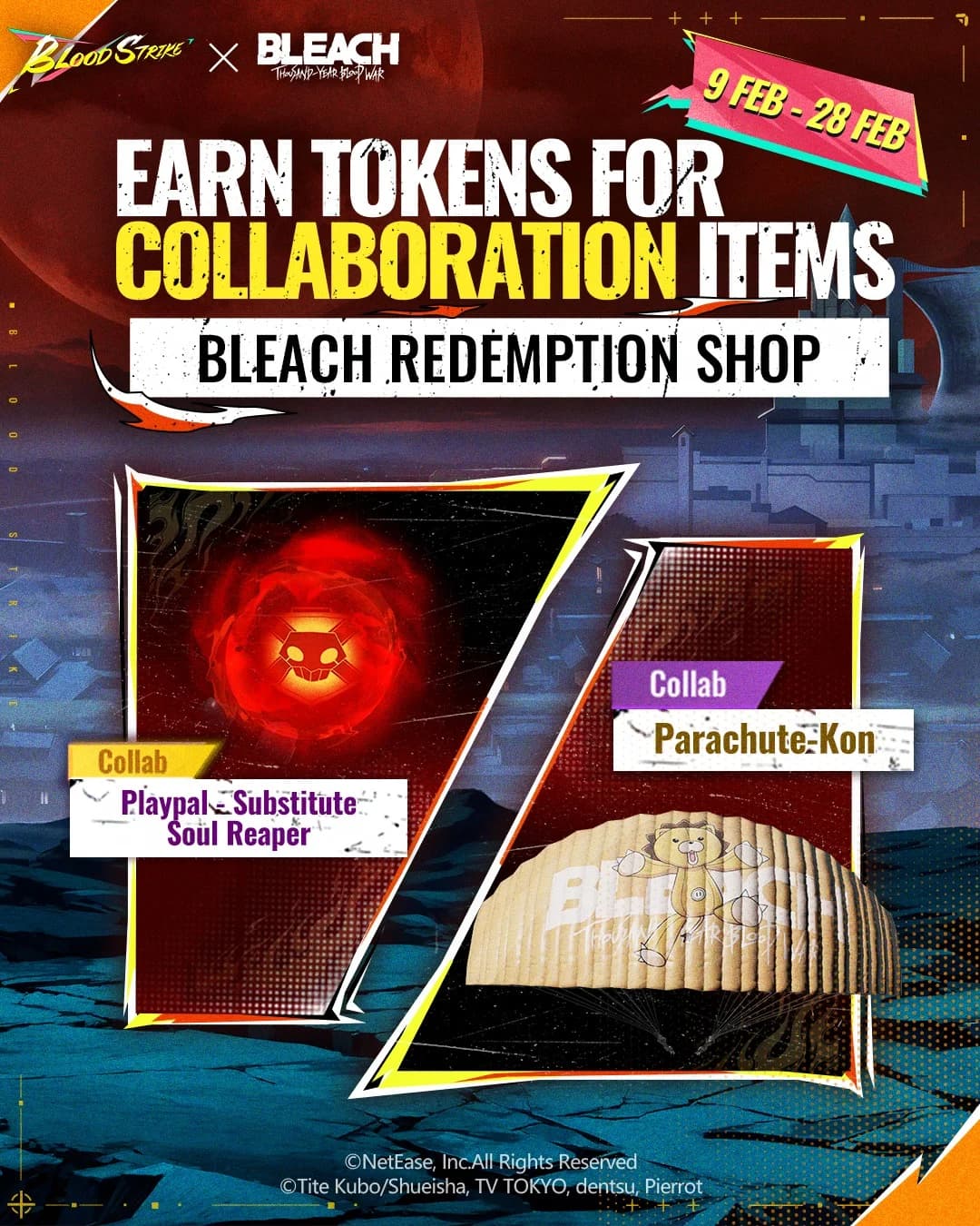 Event Blood Strike x BLEACH Resmi Dimulai! Kumpulkan Token Kolaborasi dan Tukarkan dengan Hadiah Eksklusif