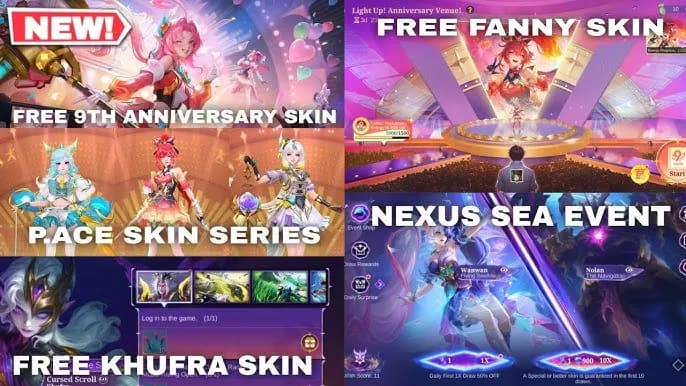 Mobile Legends Oktober 2025: Bocoran Skin Baru, Event Anniversary ke-9, dan Hadiah Gratis Menanti!