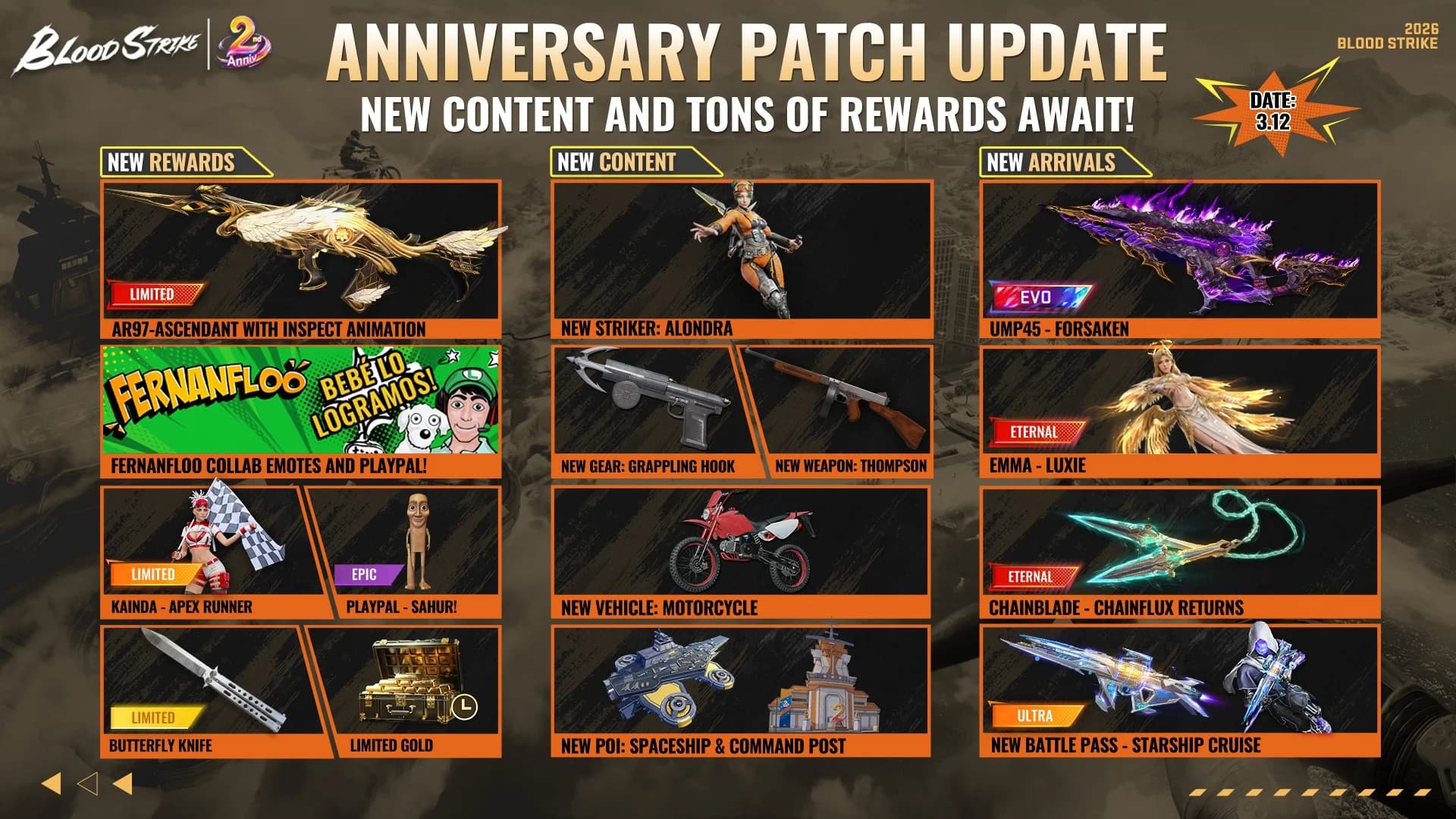 Update Anniversary Blood Strike Resmi Hadir! Banyak Hadiah Gratis dan Konten Baru Menanti