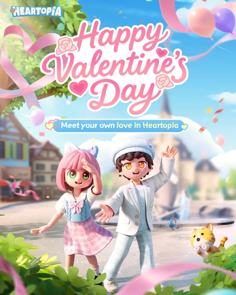 Kode Redeem Spesial Valentine Heartopia: Klaim Snowfeather Rose & Firework Pink Gratis Sekarang!