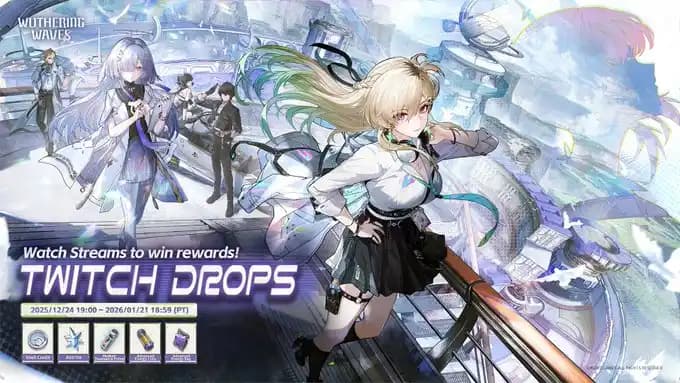 Event Twitch Drops Wuthering Waves V3.0 Resmi Dimulai! Begini Cara Klaim Hadiah Gratisnya