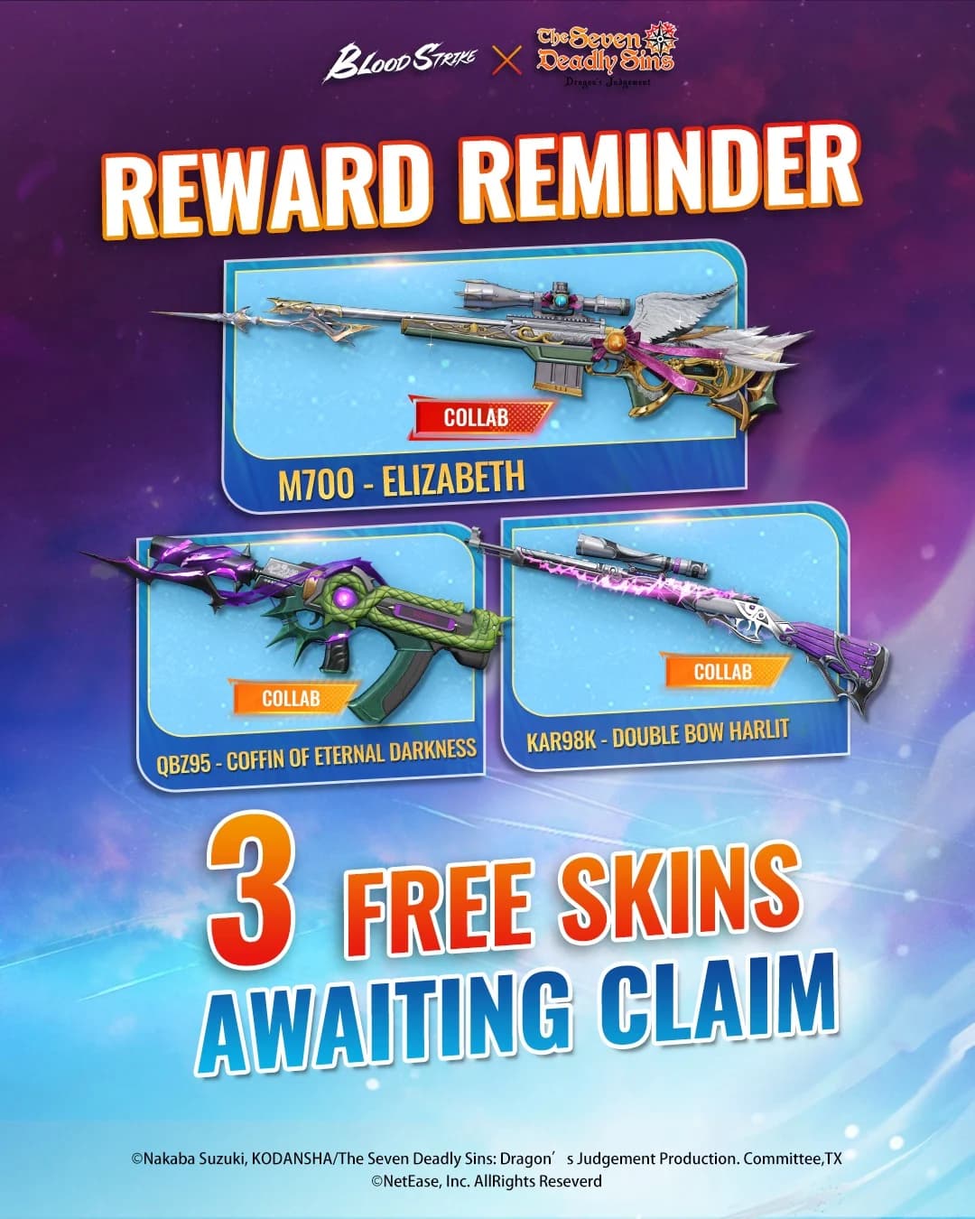 Event 7 Hari Blood Strike: Klaim 3 Skin Gratis dan Banyak Hadiah Lainnya!