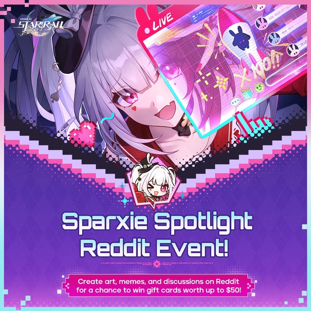 Event Sparxie Spotlight Honkai: Star Rail Hadir! Kesempatan Menang Gift Card hingga $50 untuk Kreator