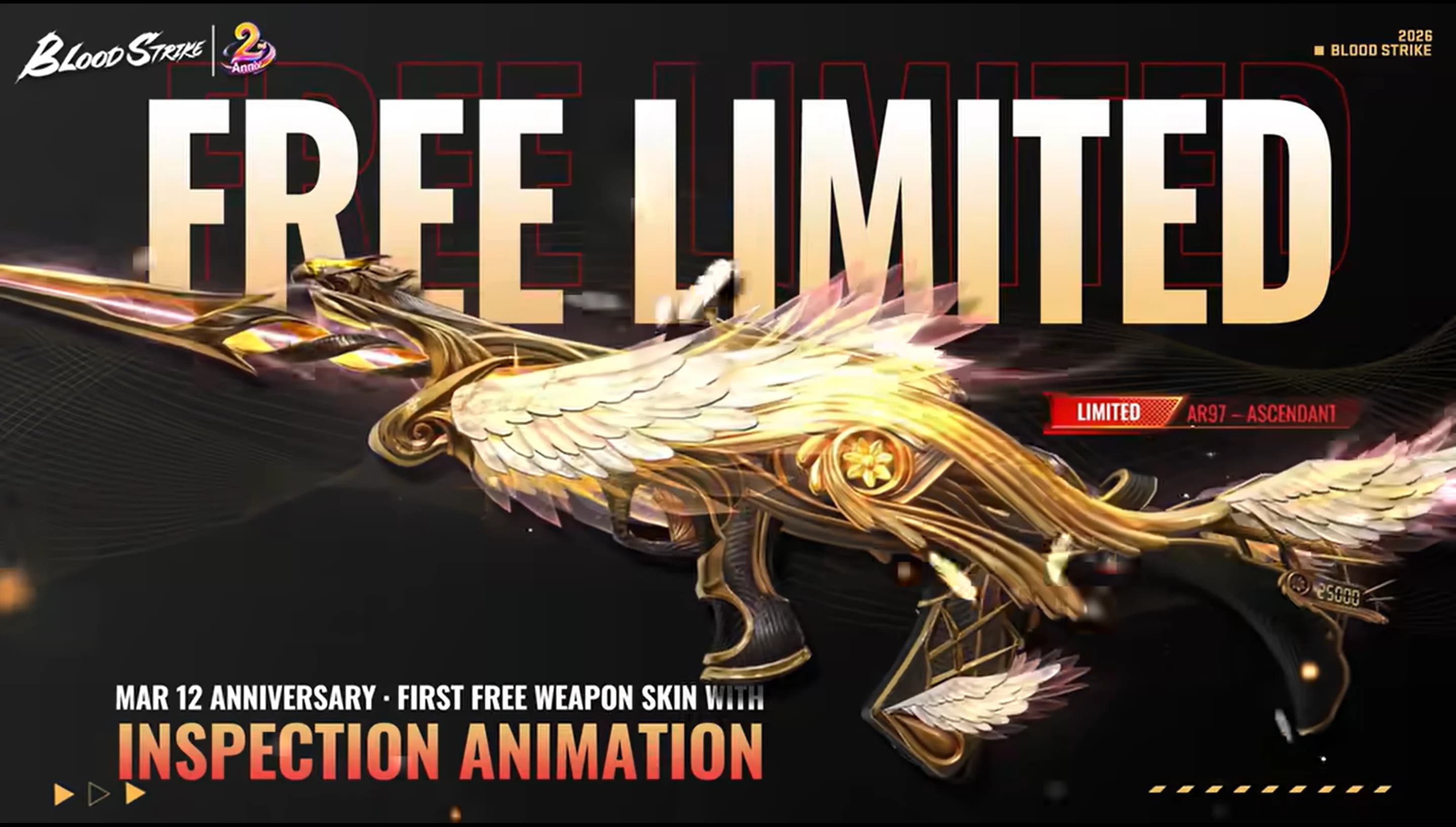 Blood Strike Hadirkan Skin Senjata Gratis AR97 – Ascendant dengan Inspection Animation Pertama!