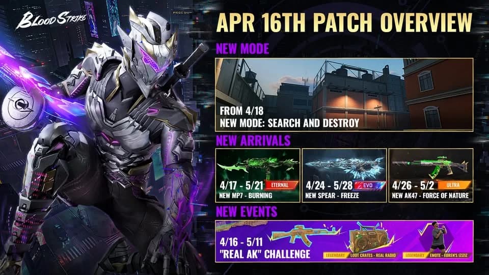 Update Terbaru Blood Strike Rilis! Mode Baru dan Euren “IZIZIZ” Siap Mengguncang Battlefield