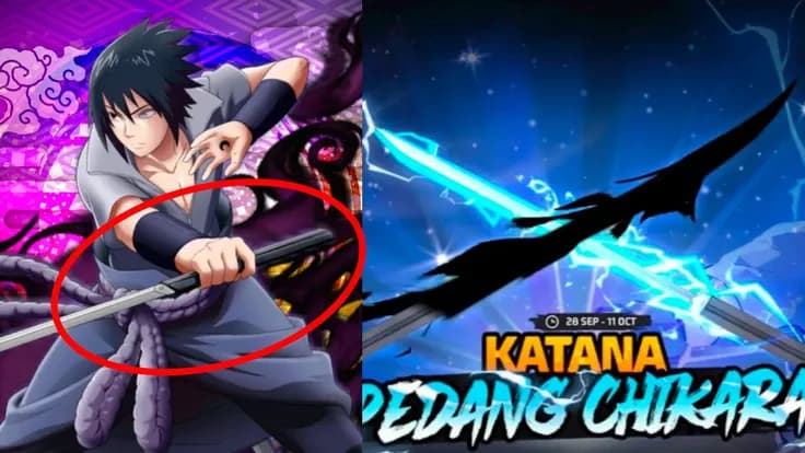 ⚔️ Pedang Chikara Sasuke di Free Fire x NARUTO SHIPPUDEN, Kenapa Tidak Disebut Kusanagi?