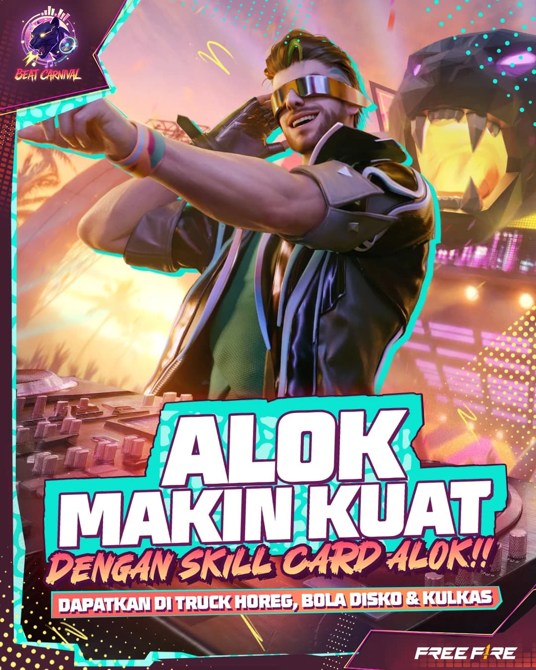 Event Beat Carnival Free Fire Resmi Hadir! Granat Dansa & Fitur Seru Siap Ramaikan Pertempuran