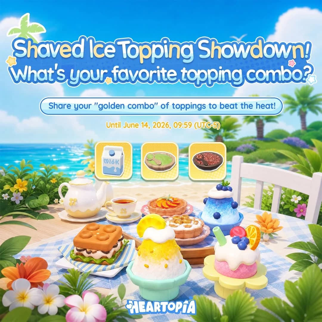 Heartopia Gelar Event Shaved Ice Topping Showdown! Bagikan Kombinasi Es Serut Favoritmu dan Raih Hadiah Gratis