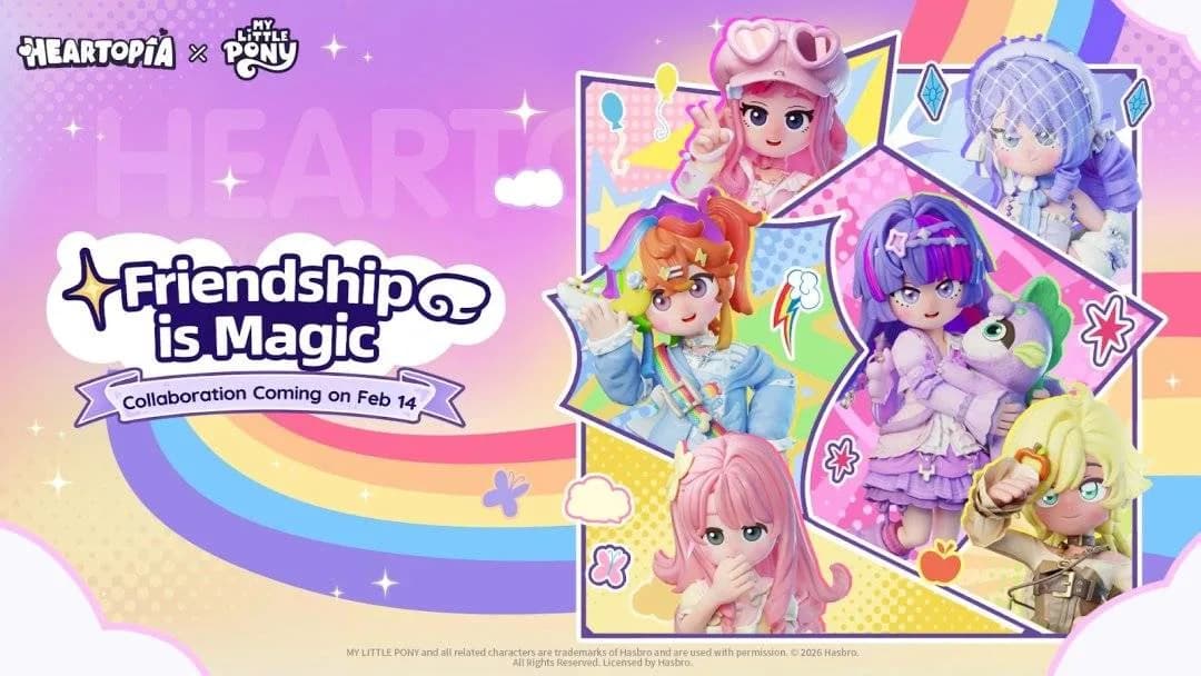 Kolaborasi Heartopia x My Little Pony Resmi Rilis Global! Event Spesial Mulai 14 Februari dengan Hadiah Eksklusif & Item Limited
