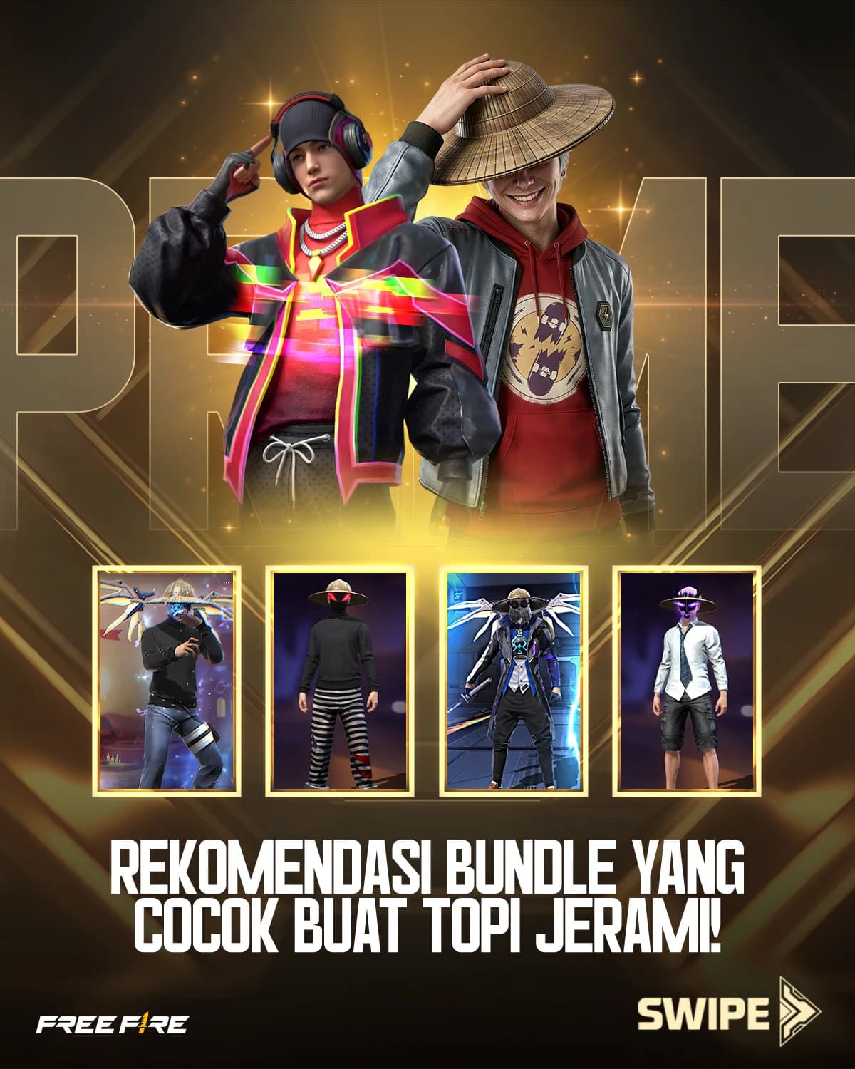 Toko Prime Spesial April Free Fire Resmi Dibuka! Buruan Koleksi Item Keren Sebelum Terlambat