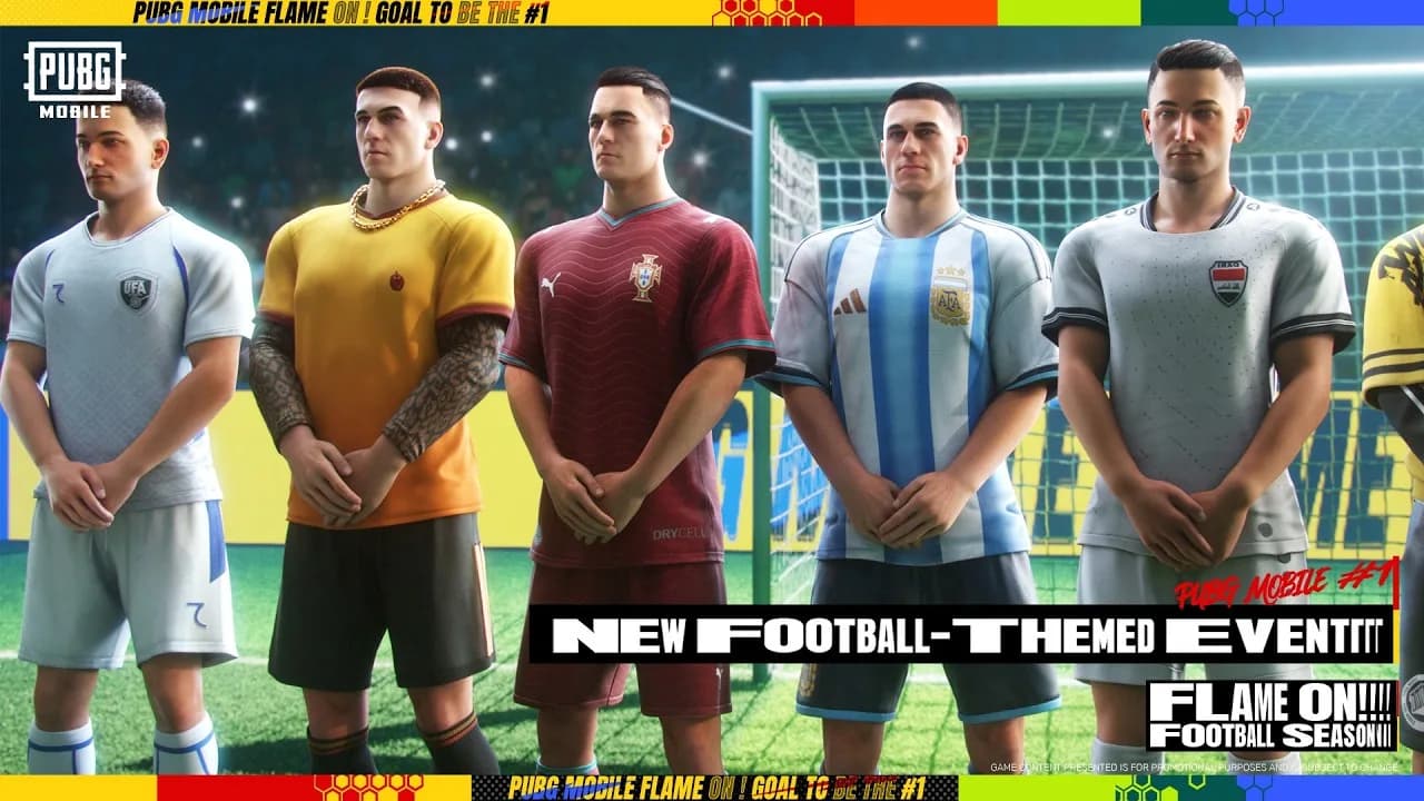 Event PUBG Mobile Football Fever 2026 Resmi Dimulai! Pilih Argentina atau Portugal dan Klaim Firework Launcher Gratis