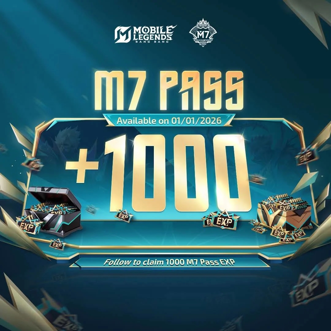 Event M7 Pass Mobile Legends Resmi Dimulai! Klaim 1000 EXP Gratis & Hadirnya Skin Eksklusif Granger M7