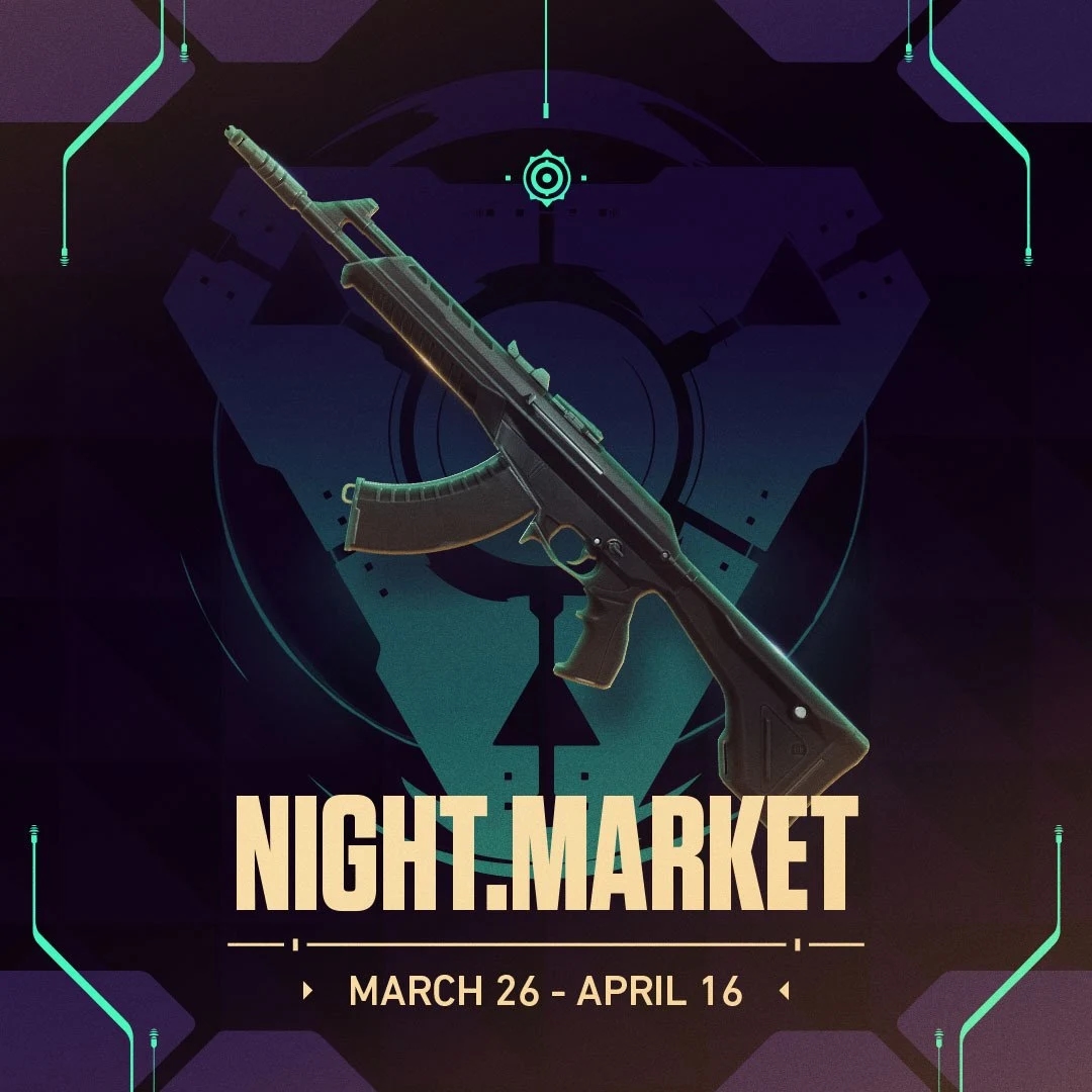 Night Market VALORANT Kembali 26 Maret 2026! Diskon Skin Besar-Besaran Wajib Kamu Manfaatkan