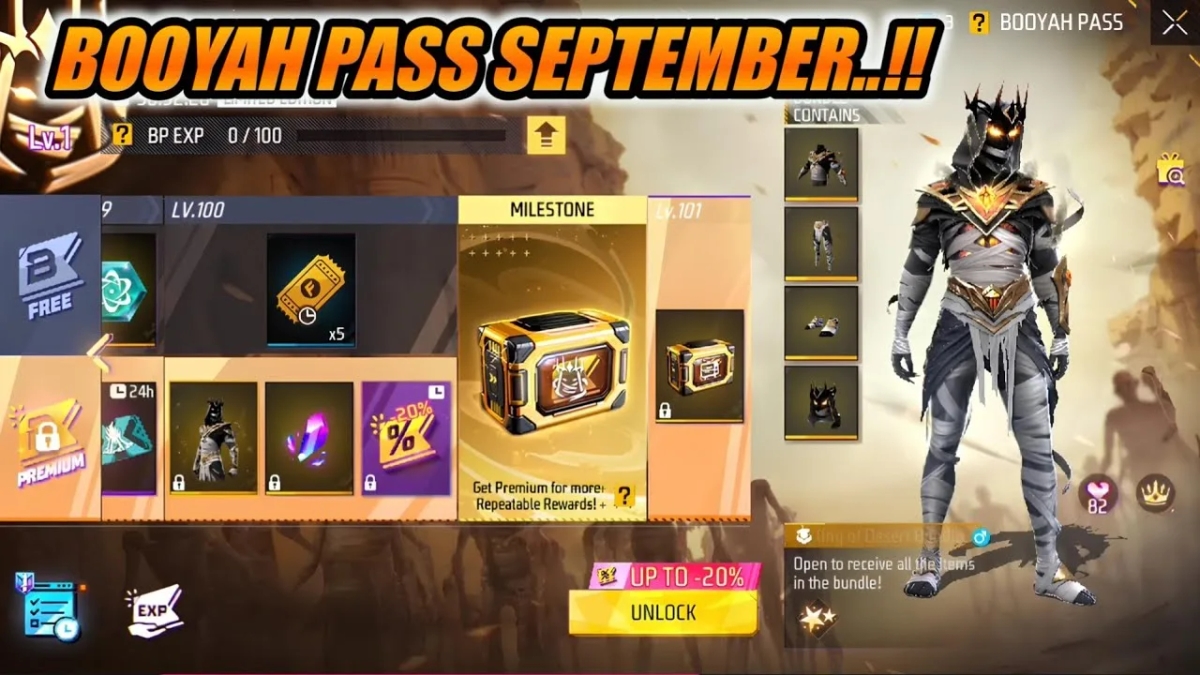 Free Fire September 2025: Elite Pass Hadir dengan Hadiah Eksklusif! 🌵✨