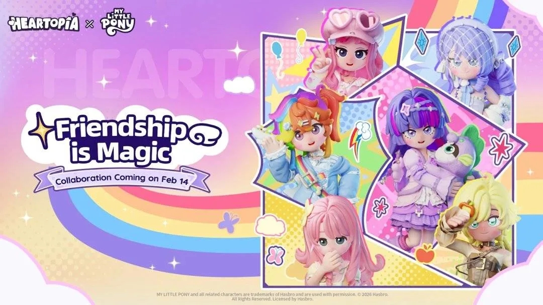 Kolaborasi Heartopia x My Little Pony Resmi Rilis Global! Event Spesial Mulai 14 Februari dengan Hadiah Eksklusif & Item Limited